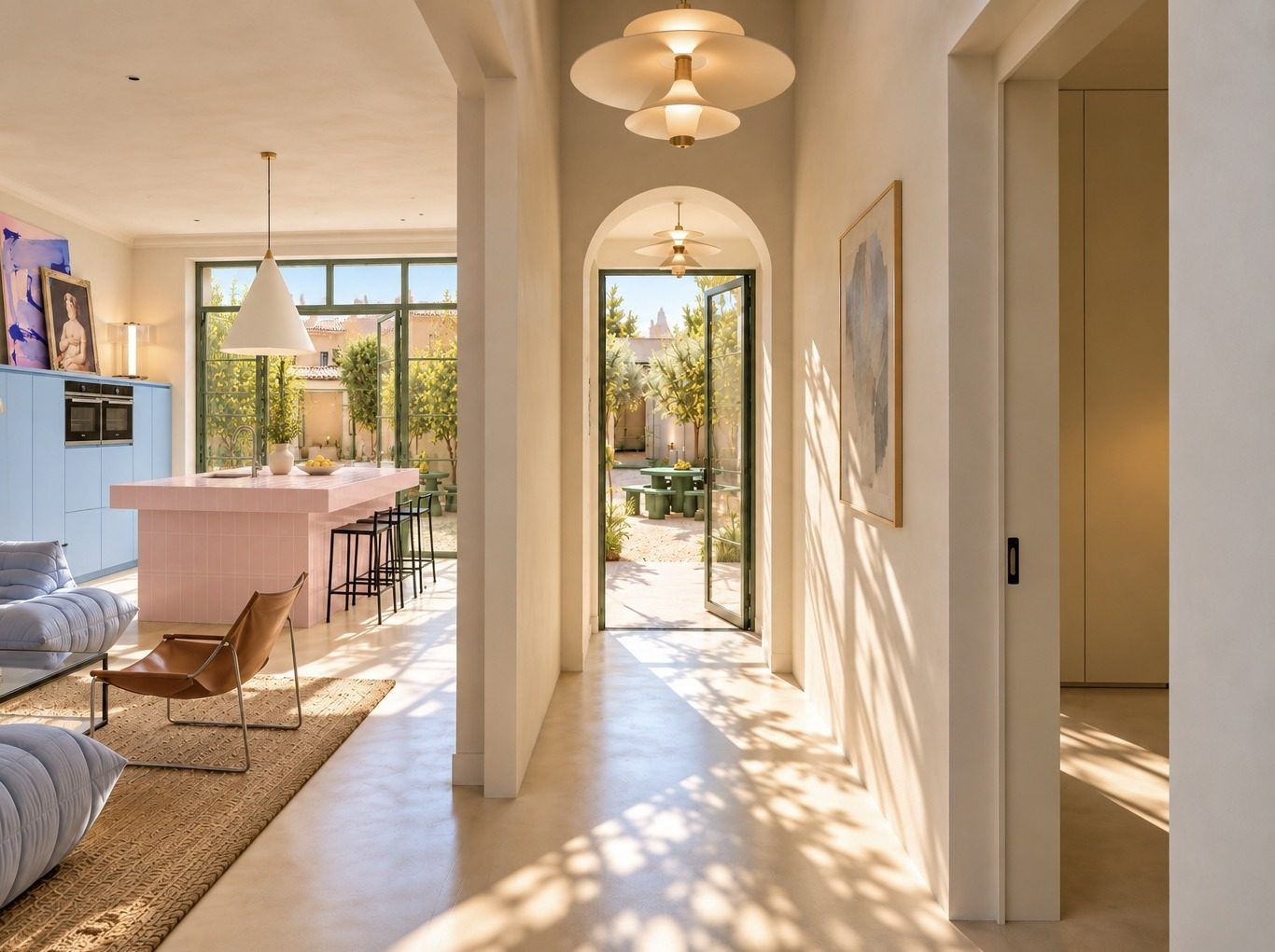 A view through to the patio
